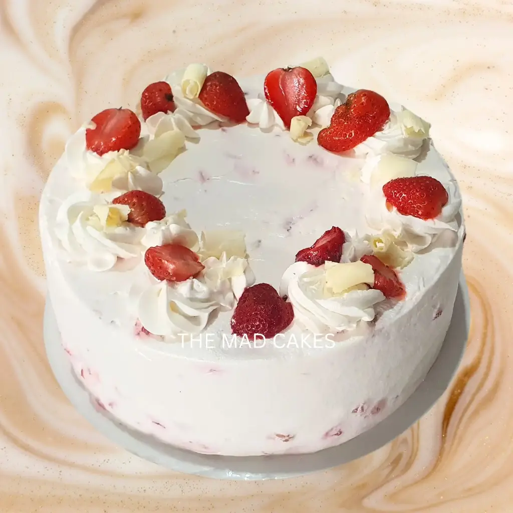 Strawberry Yema Castella Cake