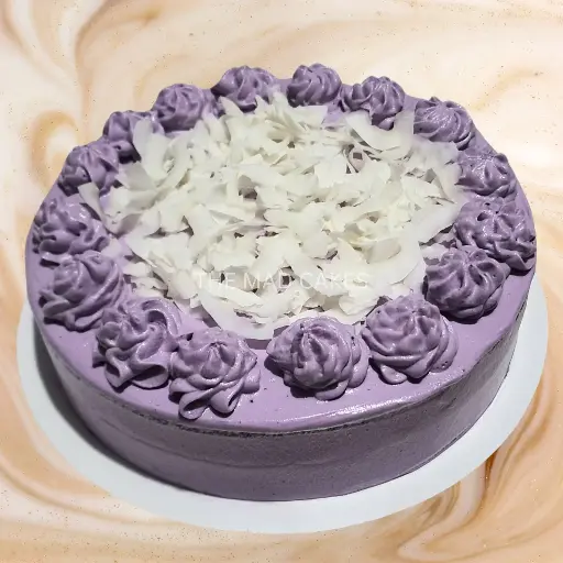 Ube Japanese Coconut Cake