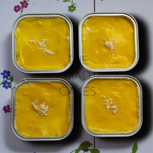 Mango Cream Cake in Tub